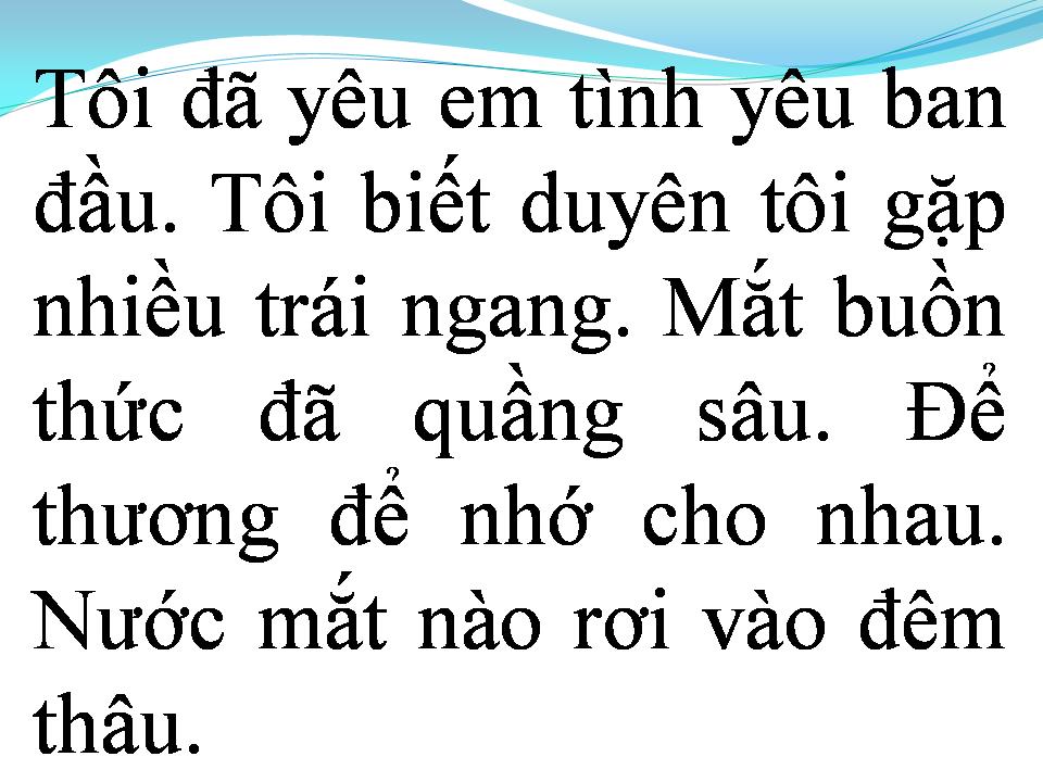 Lời bài hát TÌNH CHỈ ĐẸP KHI CÒN DANG DỞ