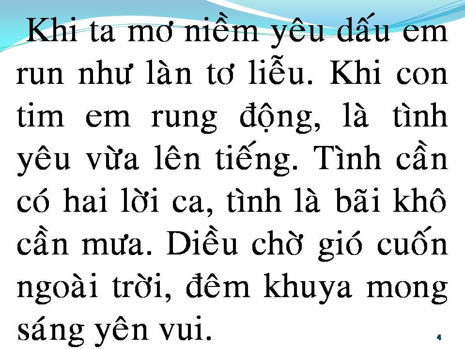 Lời bài hát TÌNH CHO KHÔNG