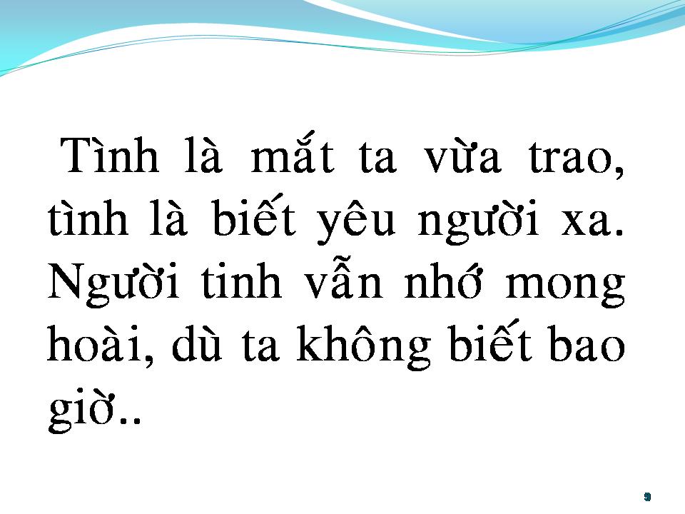 Lời bài hát TÌNH CHO KHÔNG