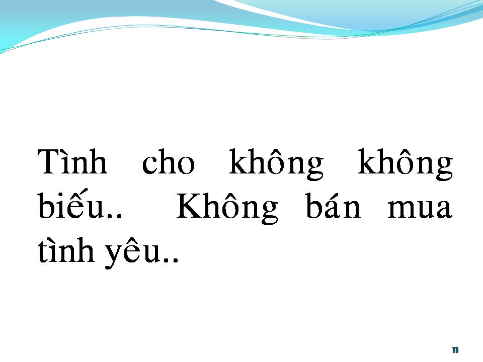 Lời bài hát TÌNH CHO KHÔNG