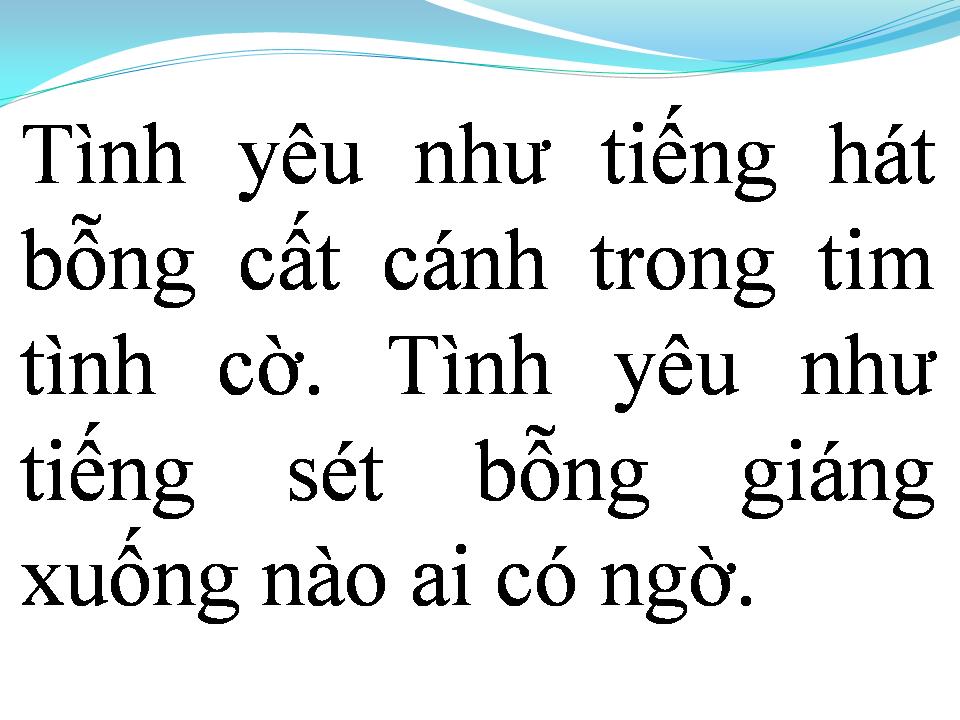 Lời bài hát TÌNH CỜ