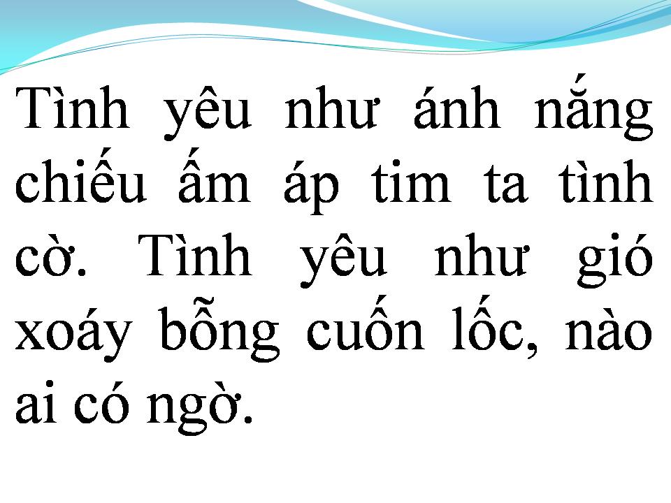 Lời bài hát TÌNH CỜ