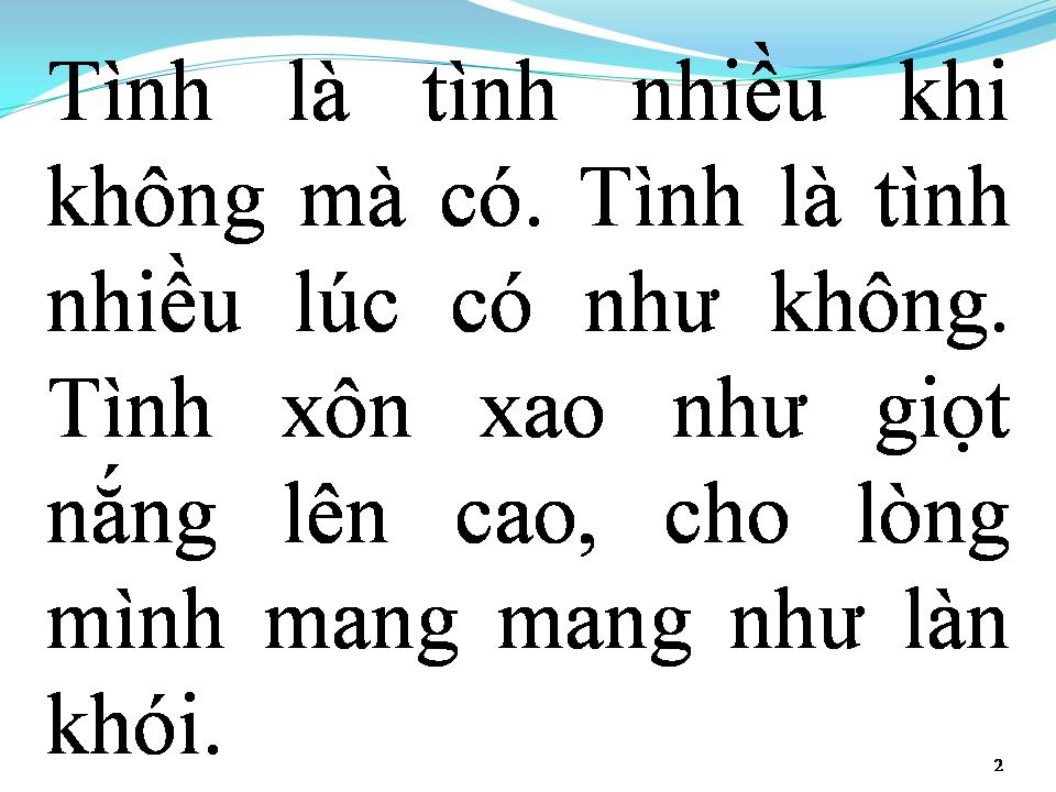 Lời bài hát TÌNH CÓ NHƯ KHÔNG