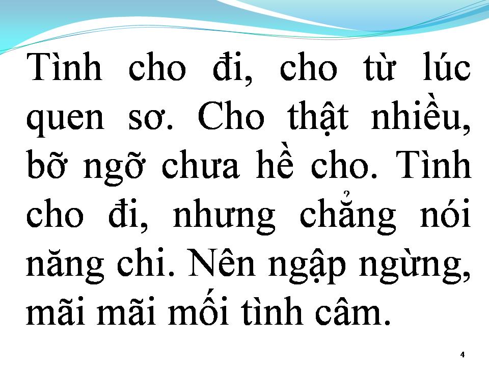 Lời bài hát TÌNH CÓ NHƯ KHÔNG