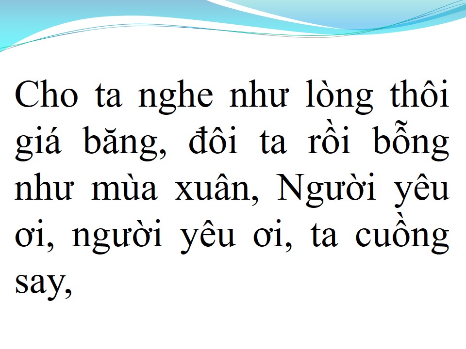 Lời bài hát TÌNH CUỒNG SAY