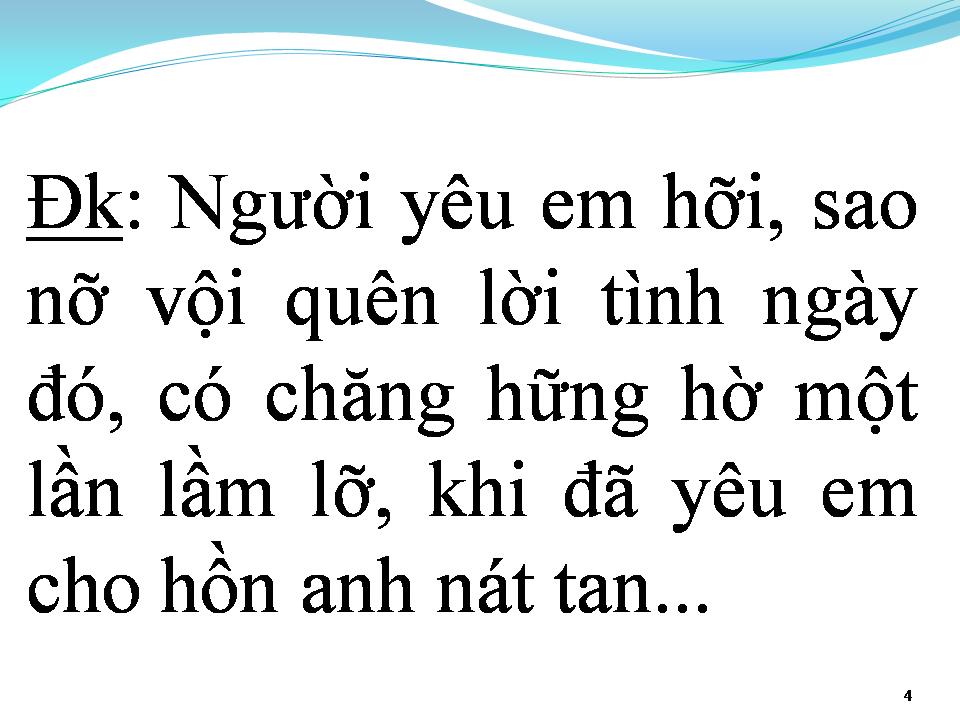 Lời bài hát TÌNH ĐÃ VỤT BAY