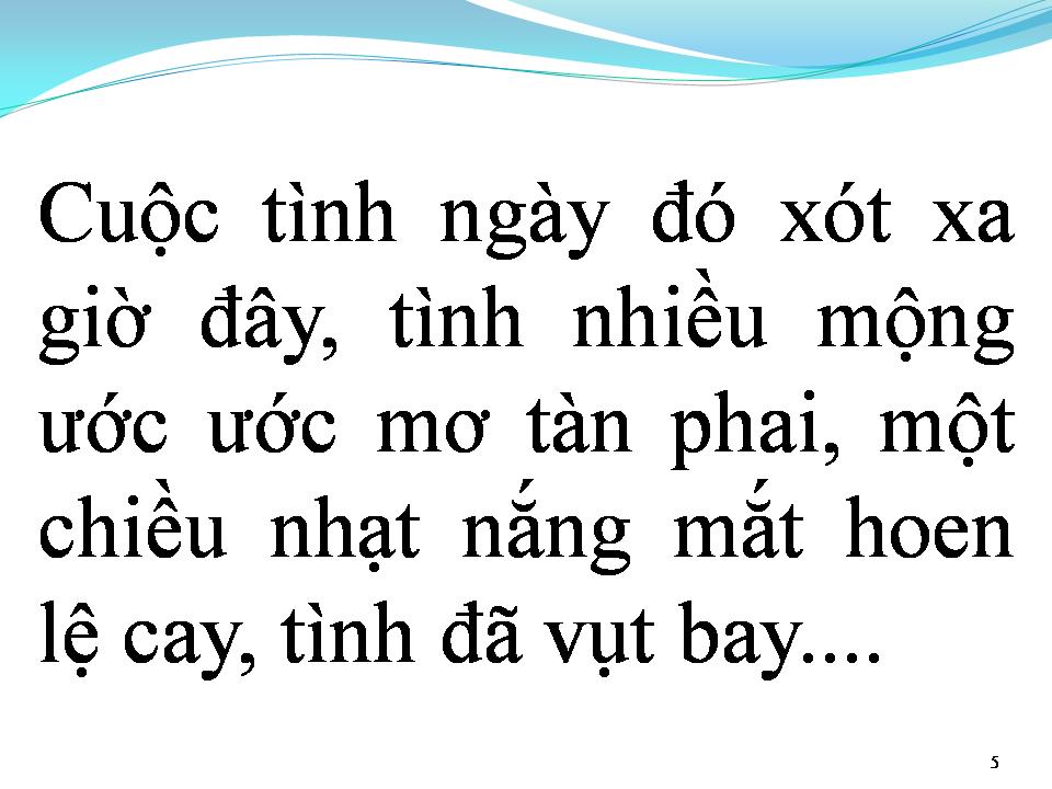 Lời bài hát TÌNH ĐÃ VỤT BAY