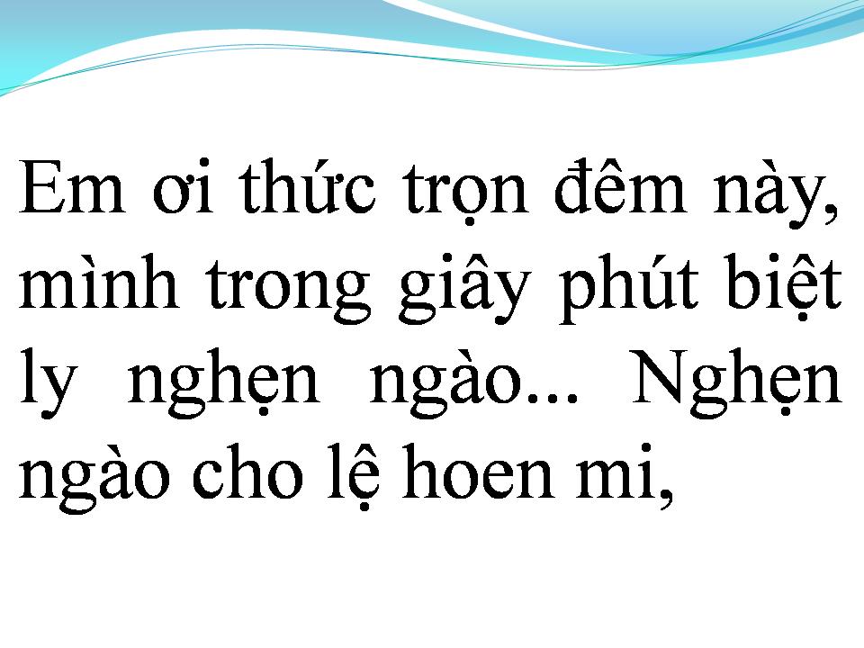 Lời bài hát TÌNH DẠI KHỜ