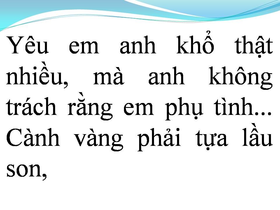 Lời bài hát TÌNH DẠI KHỜ