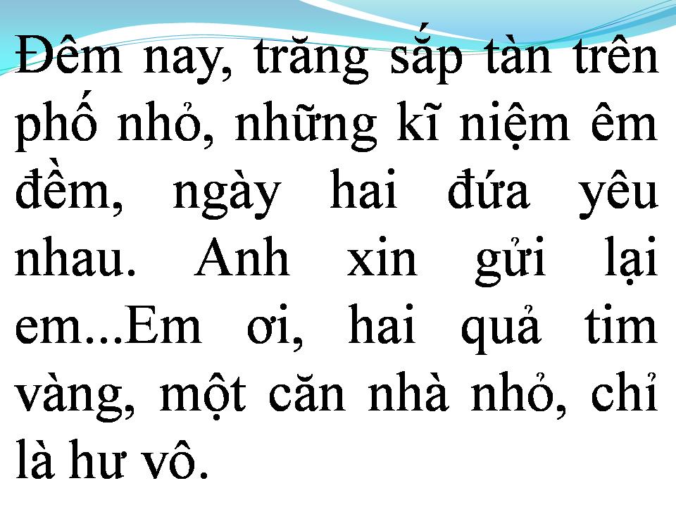 Lời bài hát TÌNH DẠI KHỜ