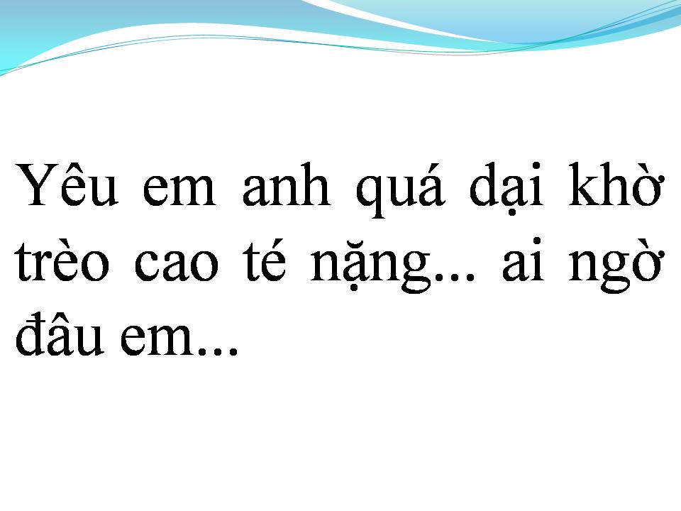 Lời bài hát TÌNH DẠI KHỜ