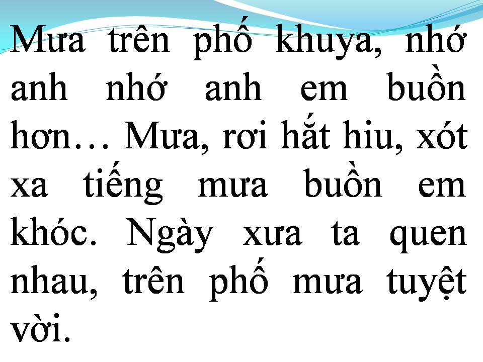 Lời bài hát TÌNH ĐẮNG