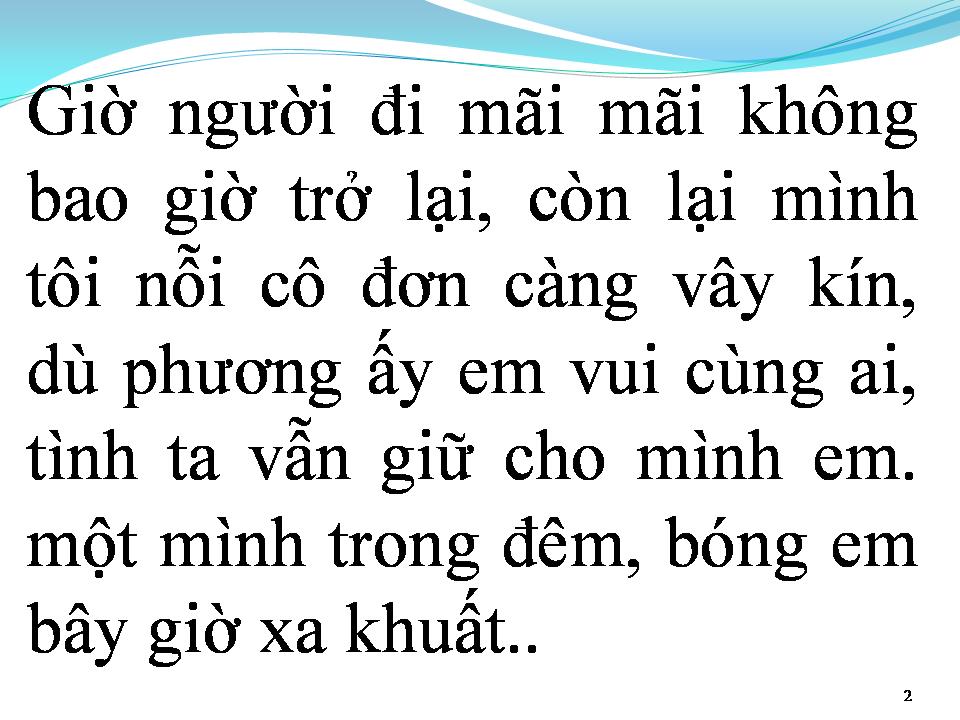 Lời bài hát TÌNH ĐẦU CHƯA NGUÔI