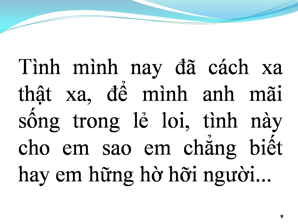 Lời bài hát TÌNH ĐẦU CHƯA NGUÔI