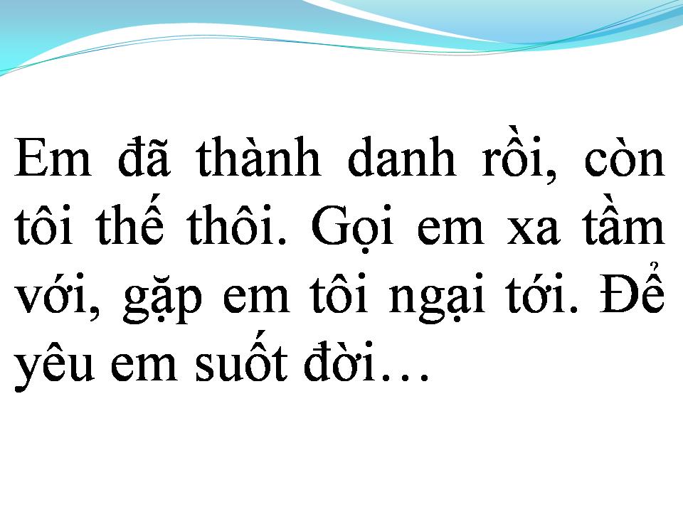 Lời bài hát TÌNH ĐẦU MUÔN THUỞ
