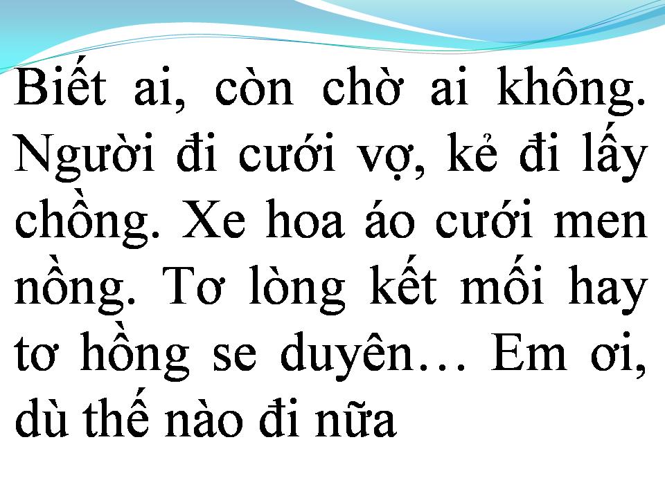 Lời bài hát TÌNH ĐẦU MUÔN THUỞ