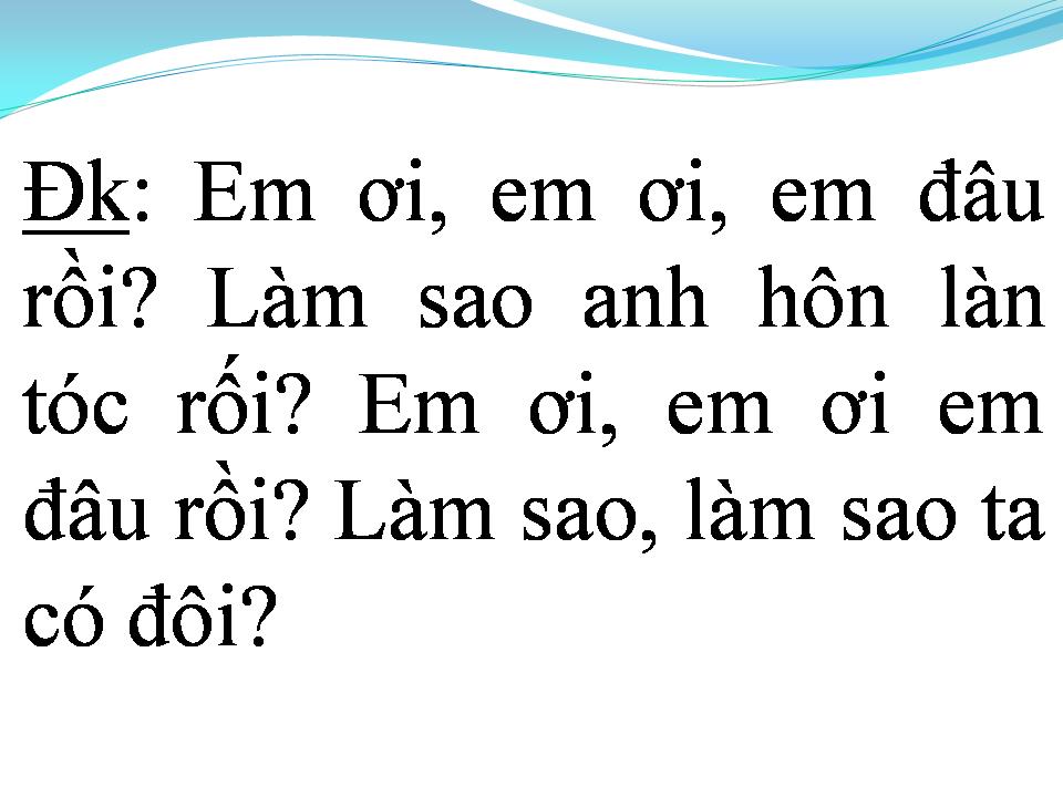 Lời bài hát TÌNH ĐẦU TÌNH CUỐI