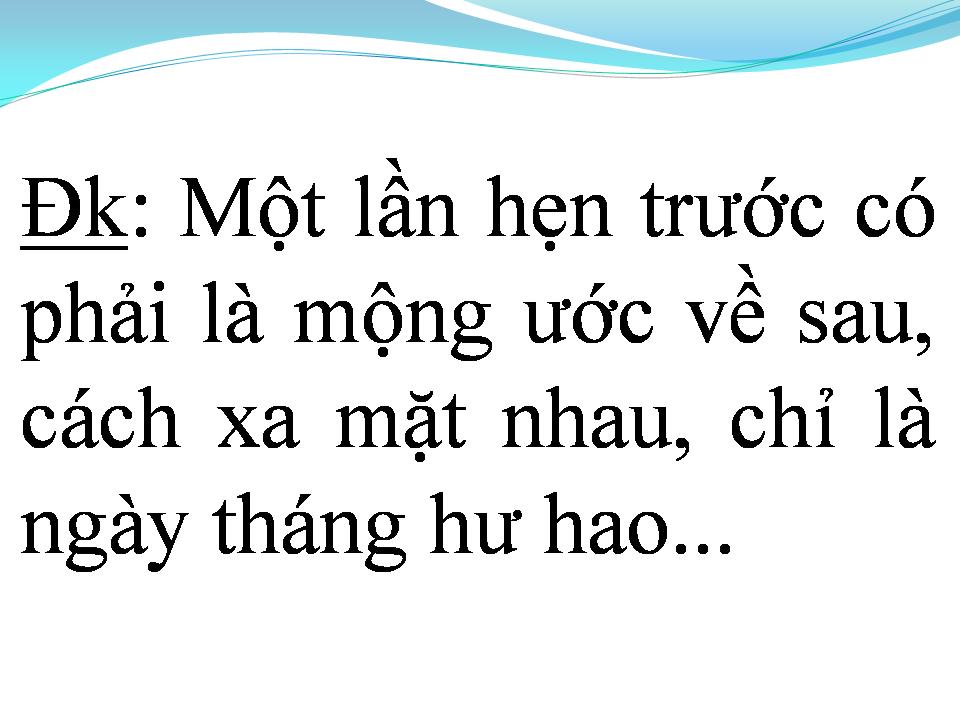 Lời bài hát TÌNH ĐẸP NHƯ MƠ