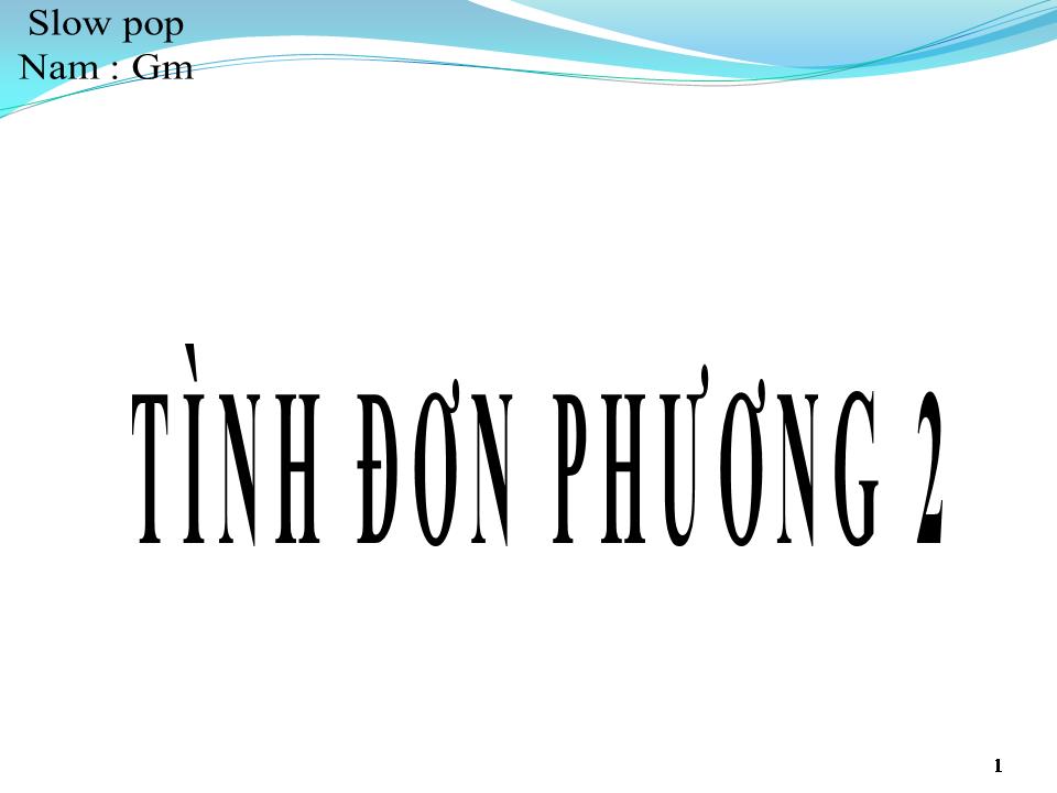 Lời bài hát TÌNH ĐƠN PHƯƠNG 3