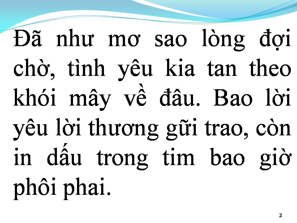 Lời bài hát TÌNH ĐƠN PHƯƠNG 3