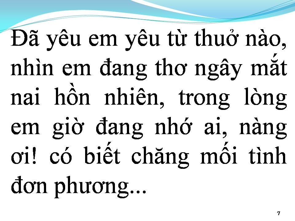 Lời bài hát TÌNH ĐƠN PHƯƠNG 2