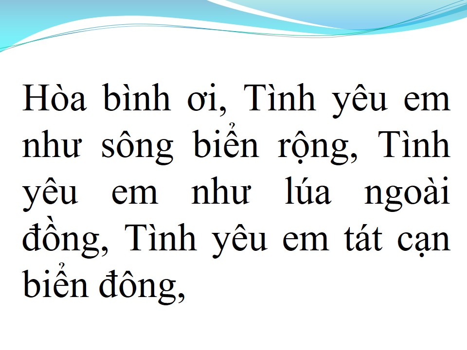 Lời bài hát TÌNH EM BIỂN RỘNG SÔNG DÀI