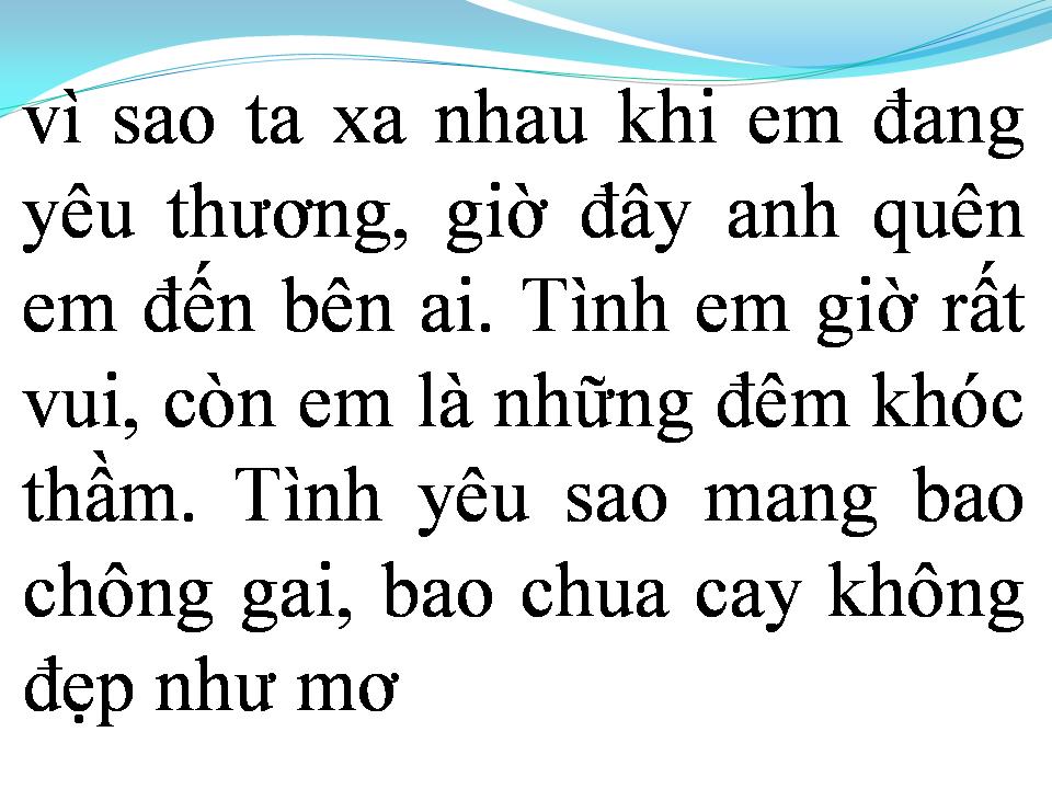 Lời bài hát TÌNH EM CÒN MÃI