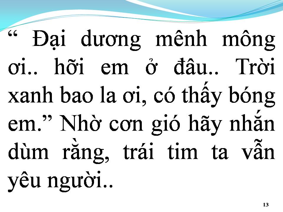 Lời bài hát TÌNH EM LÀ ĐẠI DƯƠNG