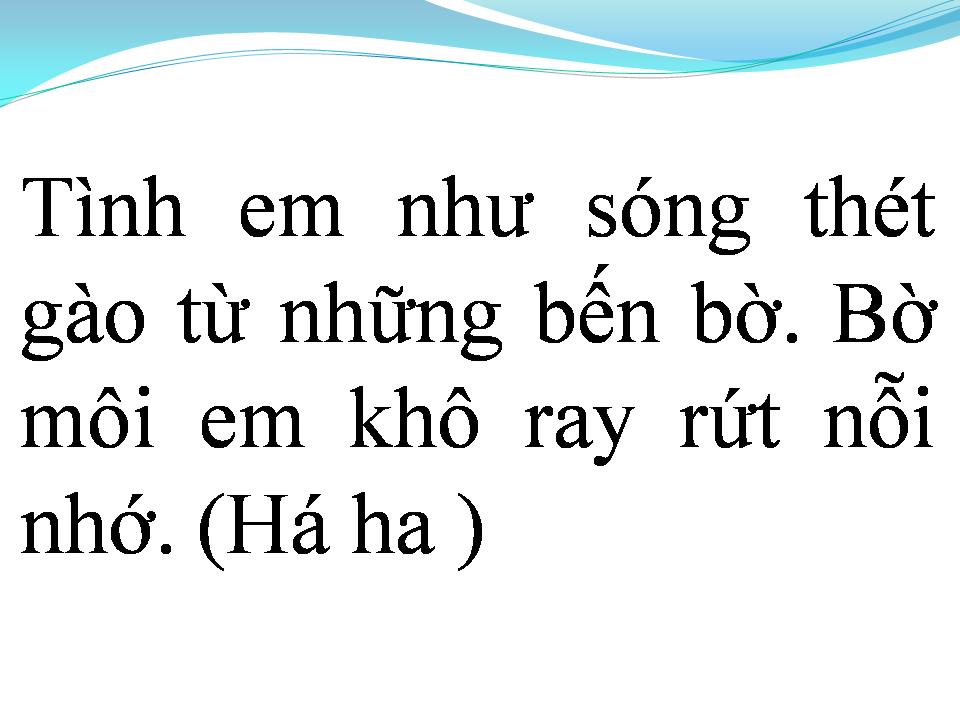 Lời bài hát TÌNH EM TRAO ANH