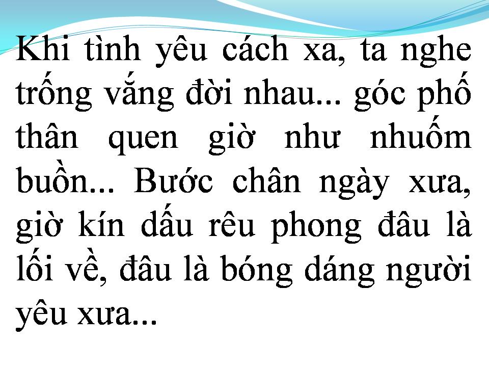 Lời bài hát TÌNH KHÔNG ĐỔI THAY 