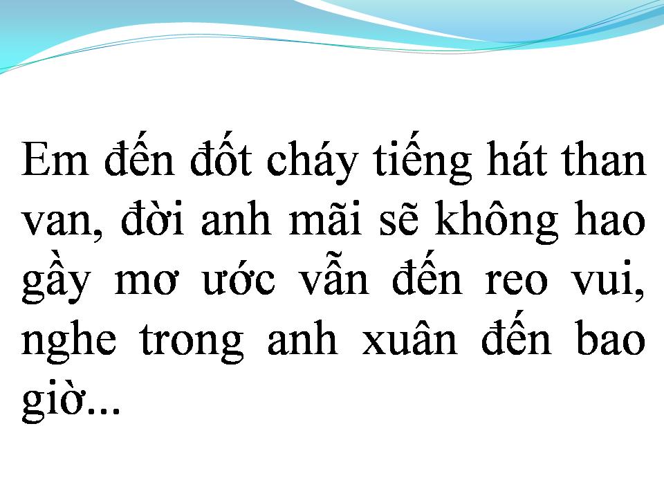 Lời bài hát TÌNH KHÔNG ĐỔI THAY 