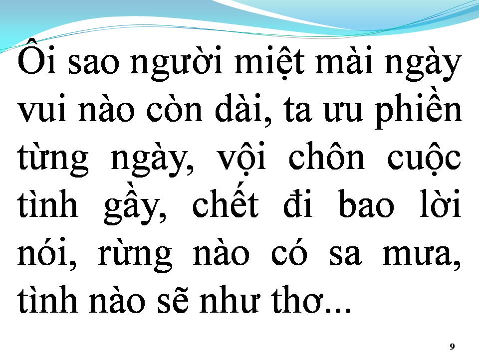Lời bài hát TÌNH KHÚC BUỒN