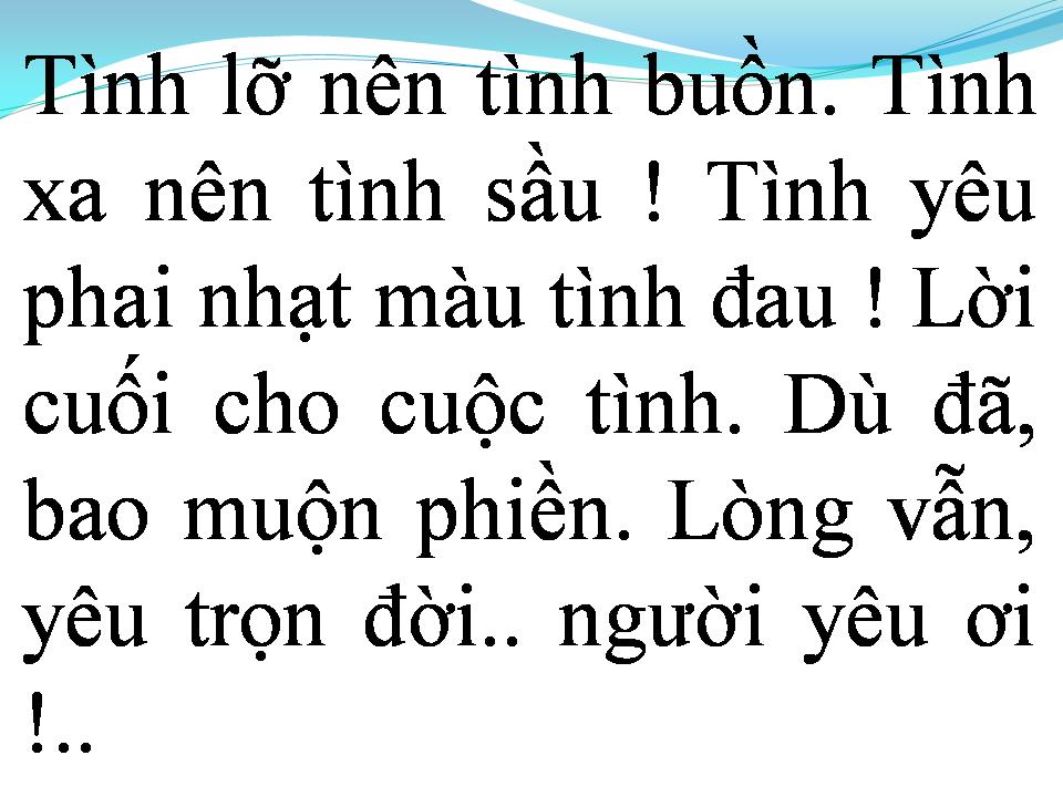 Lời bài hát TÌNH KHÚC CHIỀU MƯA