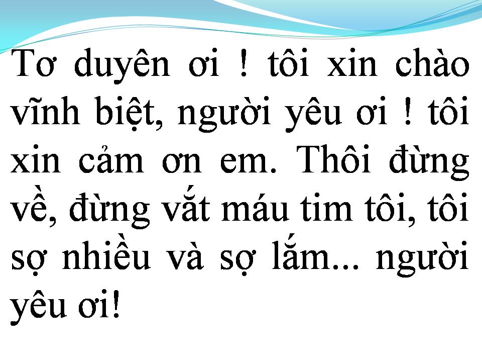 Lời bài hát TÌNH KHÚC ĐOẠN TRƯỜNG