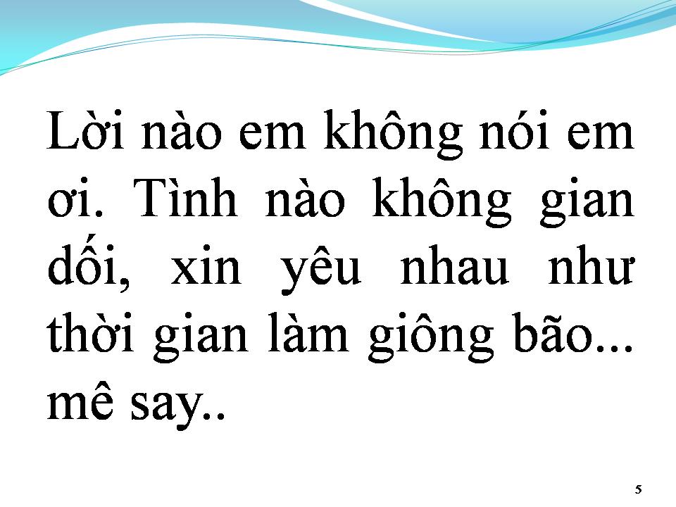 Lời bài hát TÌNH KHÚC THỨ NHẤT
