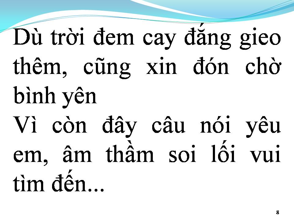 Lời bài hát TÌNH KHÚC THỨ NHẤT