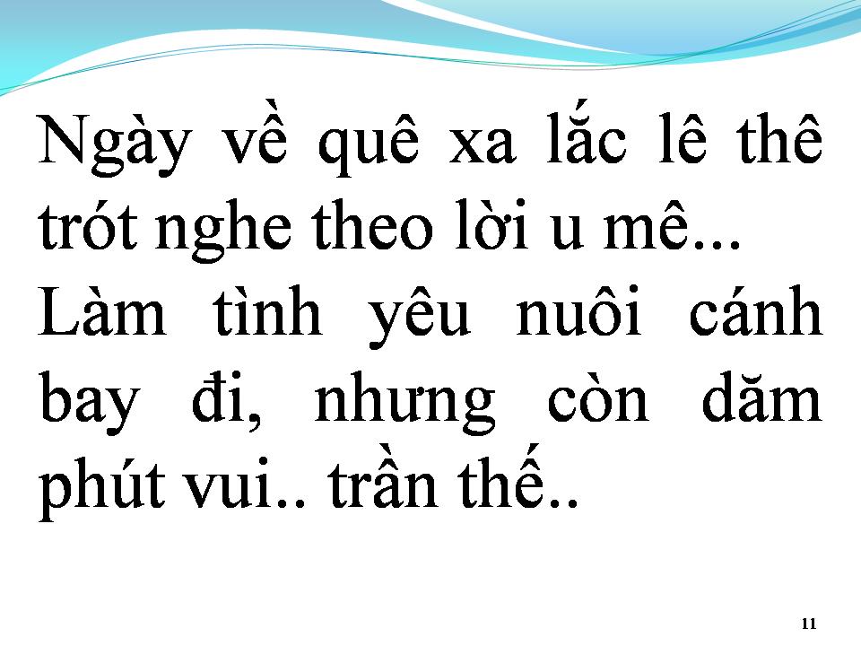 Lời bài hát TÌNH KHÚC THỨ NHẤT