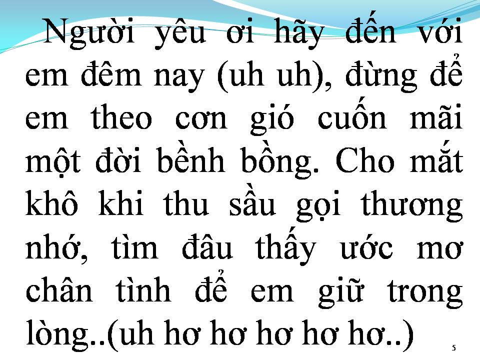 Lời bài hát TÌNH LÀ GIẤC MƠ