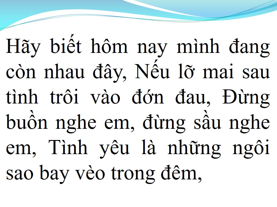 Lời bài hát TÌNH LÀ SỢI TƠ