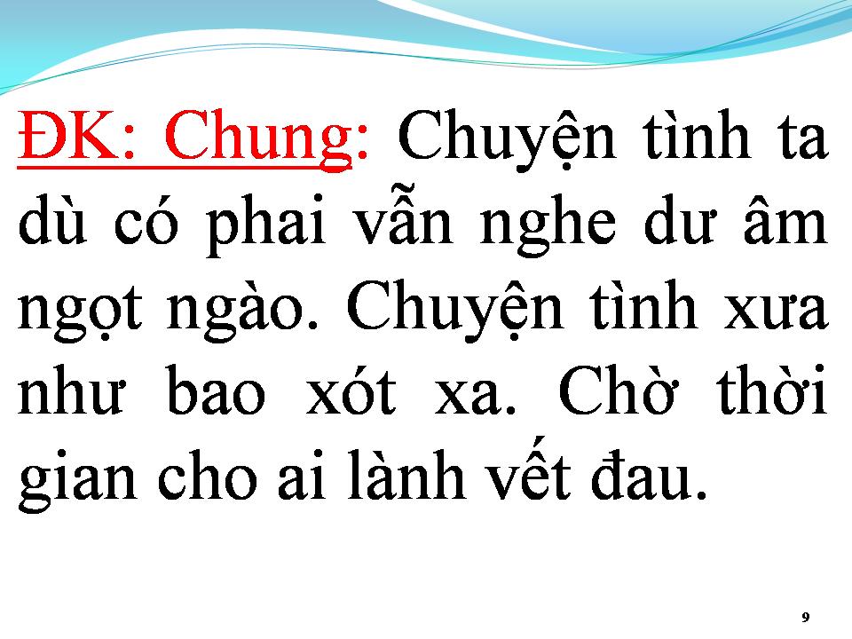 Lời bài hát TÌNH LẦM LỠ