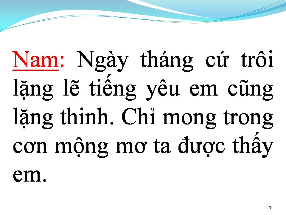 Lời bài hát TÌNH LẶNG