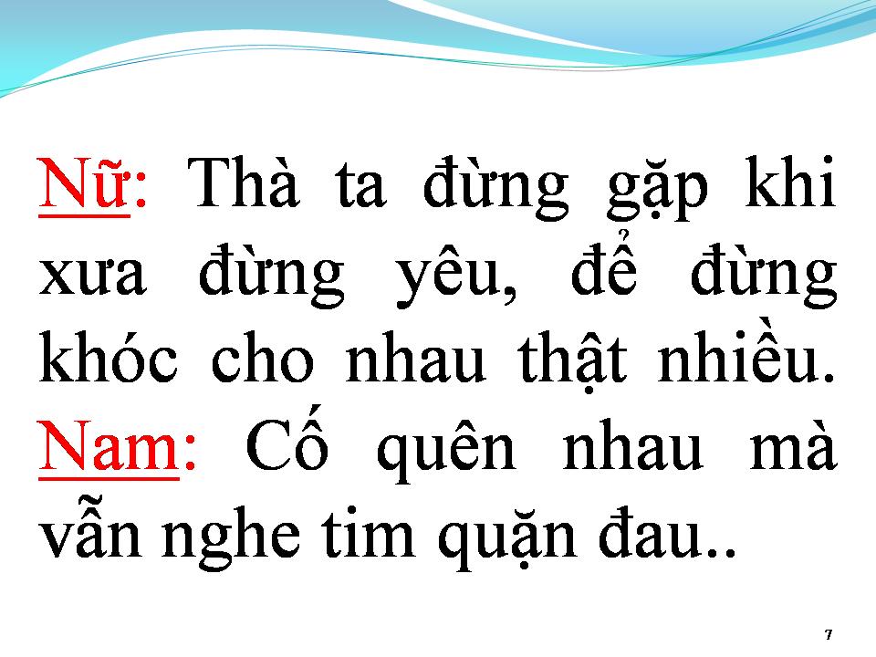 Lời bài hát TÌNH LẶNG