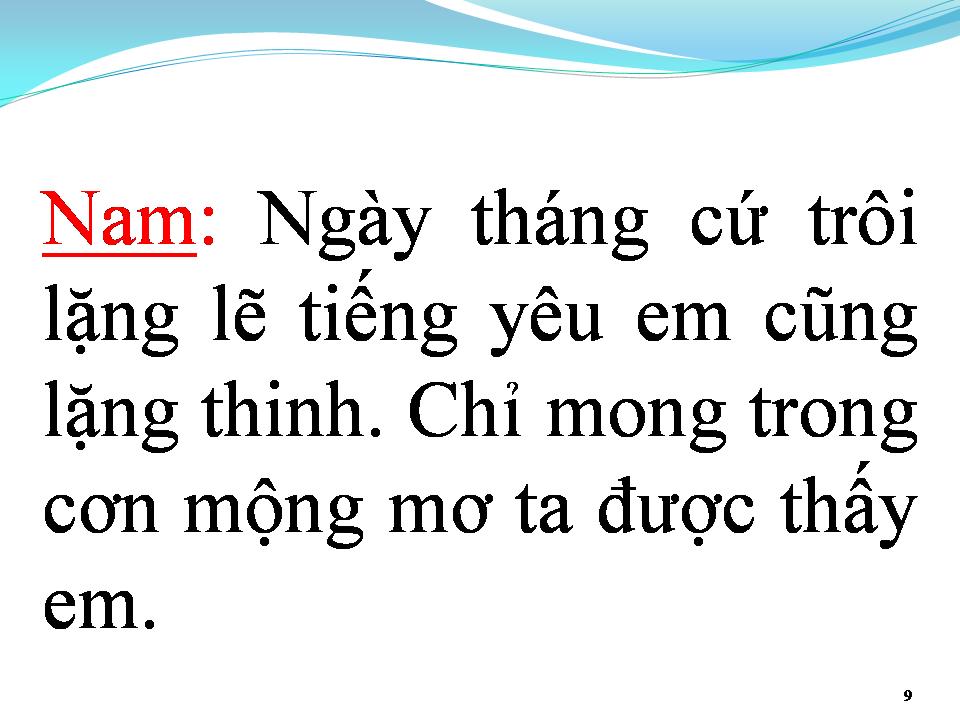 Lời bài hát TÌNH LẶNG