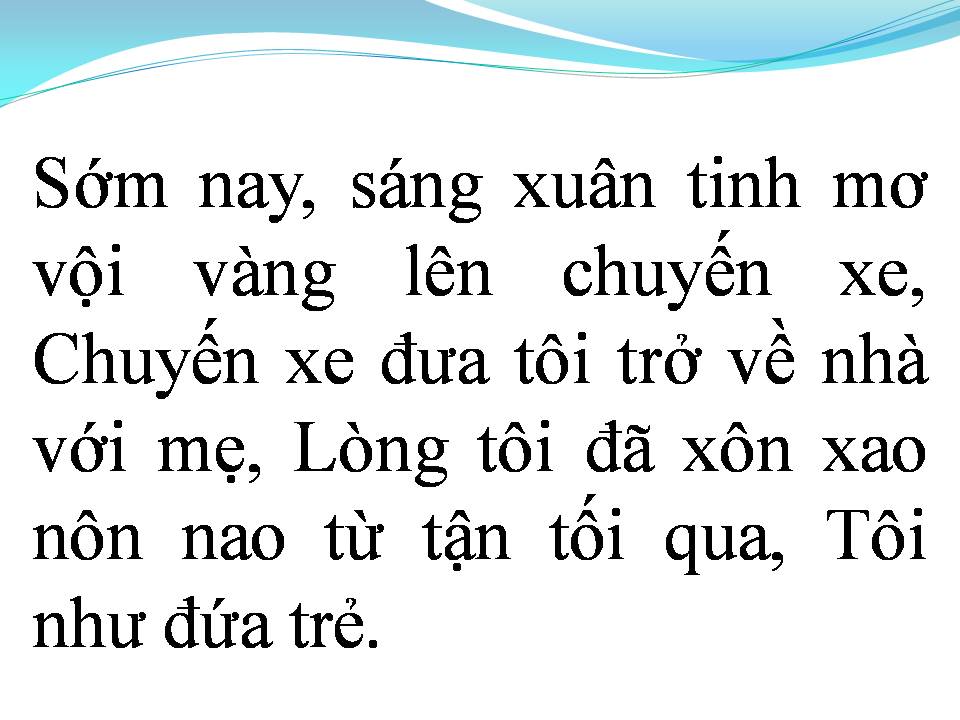 Lời bài hát CHUYẾN ĐI CỦA NĂM (ĐI ĐỂ TRỞ VỀ 2)