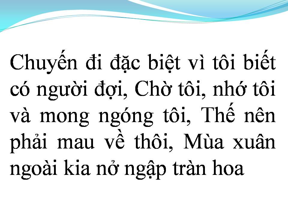 Lời bài hát CHUYẾN ĐI CỦA NĂM (ĐI ĐỂ TRỞ VỀ 2)