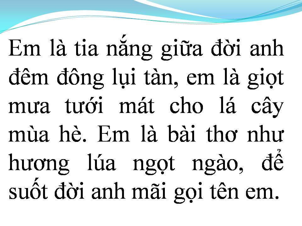 Lời bài hát KHÁT VỌNG TÌNH YÊU