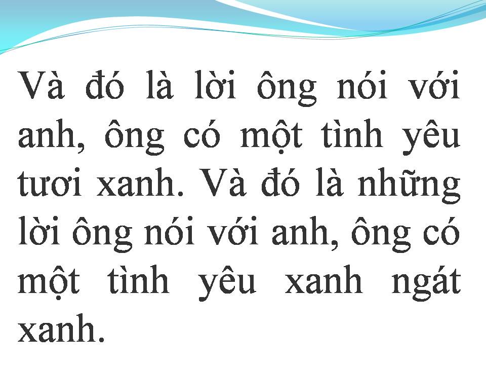 Lời bài hát ÔNG BÀ ANH