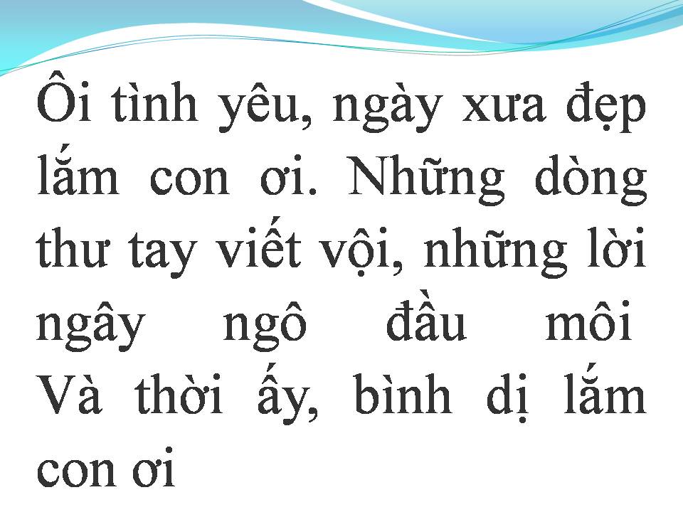 Lời bài hát ÔNG BÀ ANH