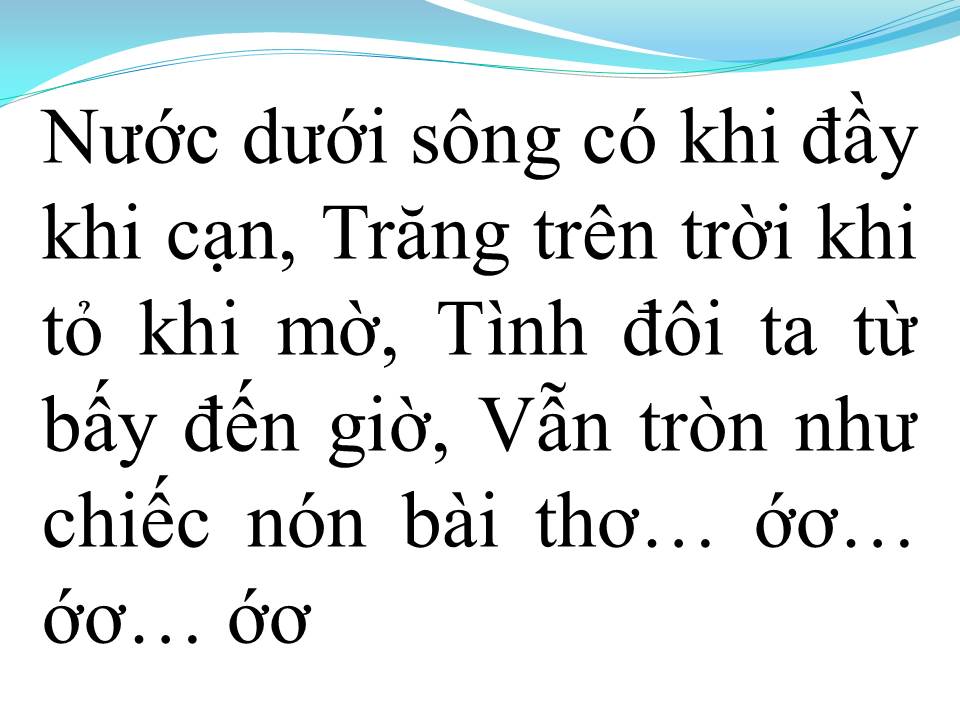 Lời bài hát GỬI EM CHIẾC NÓN BÀI THƠ