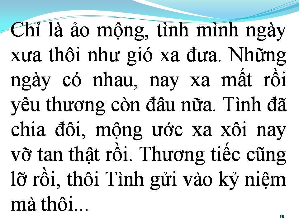Lời bài hát GỬI VÀO KỶ NIỆM
